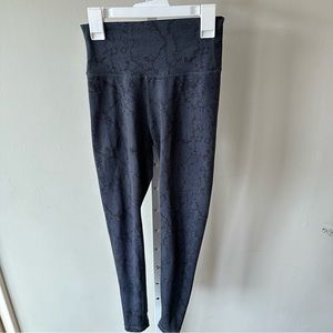 Snakeskin black gray grey yoga pants leggings workout